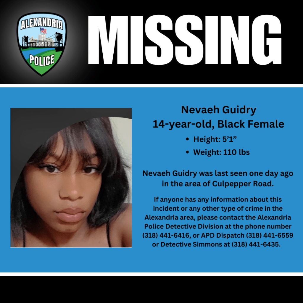 Nevaeh Guidry - Missing Juvenile