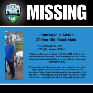 MISSING - Johntrayious Austin